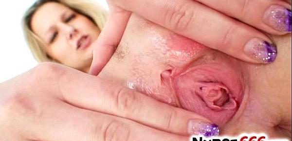  Hot blonde Samantha Jolie wild masturbation in a hospital